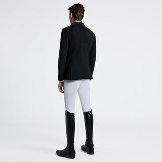 Mens R-Evo Light Tech Knit Zip Riding Jacket | Black