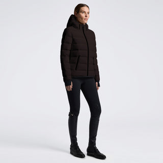 Ladies CT Hooded Down Coat | Espresso