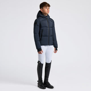 Young Rider Unisex Nylon Puffer Coat | Navy