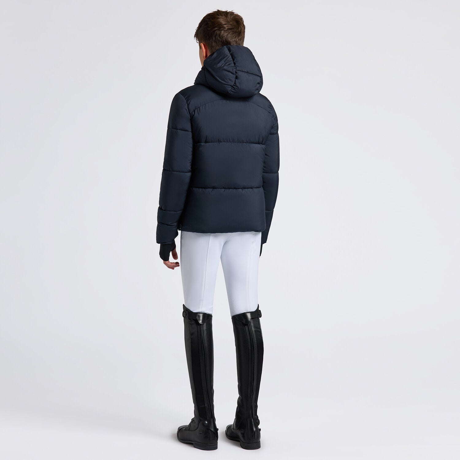Young Rider Unisex Nylon Puffer Coat | Navy