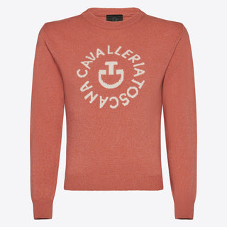 Girls CT Orbit Cashmere Blend Crew Sweater | Blush Pink