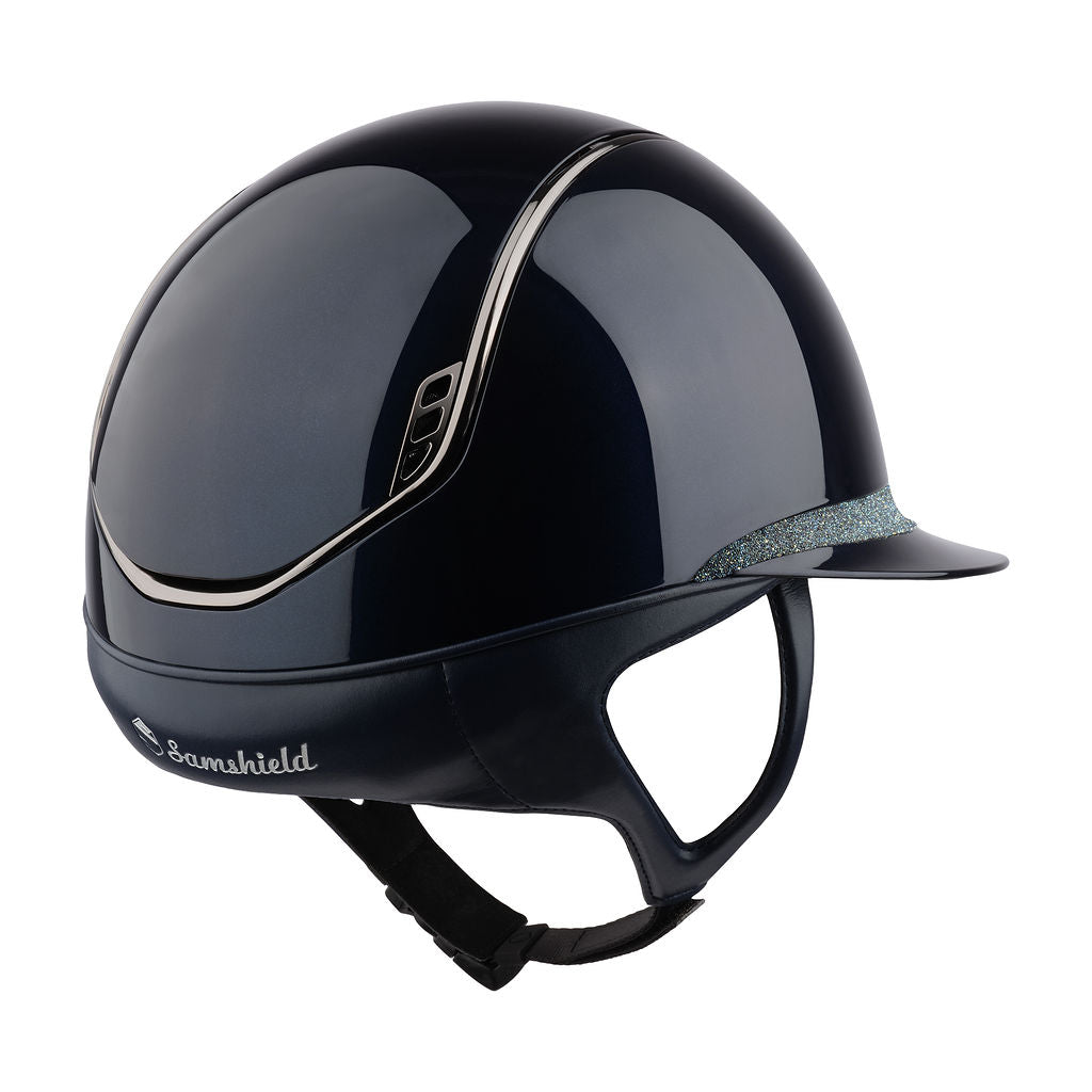 Custom | Miss 2.0 Shadowglossy Crystal Fabric Frontal Band | Blue