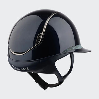 Custom | Miss 2.0 Shadowglossy Crystal Fabric Frontal Band | Navy