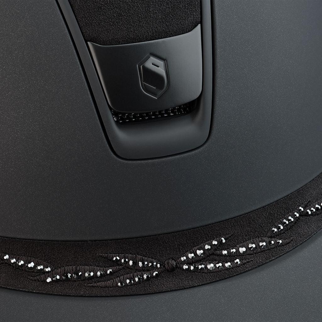 Custom | Miss 2.0 Shadowmatt Flower Swarovski | Black