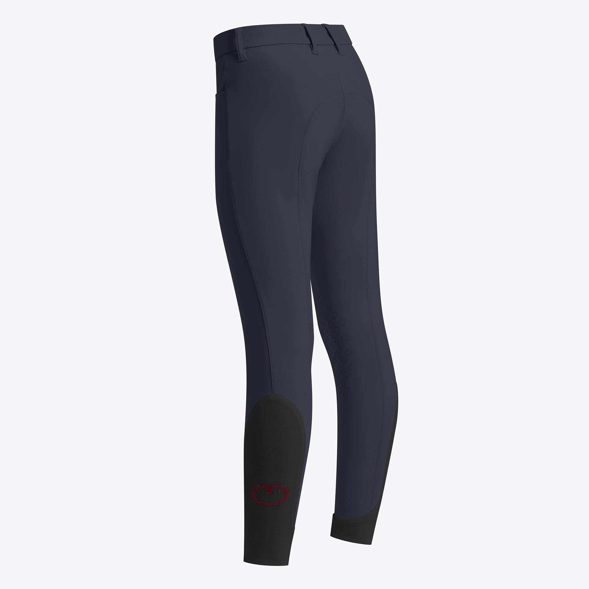 Girls Colour Grip Breeches | Knee Grip | Charcoal