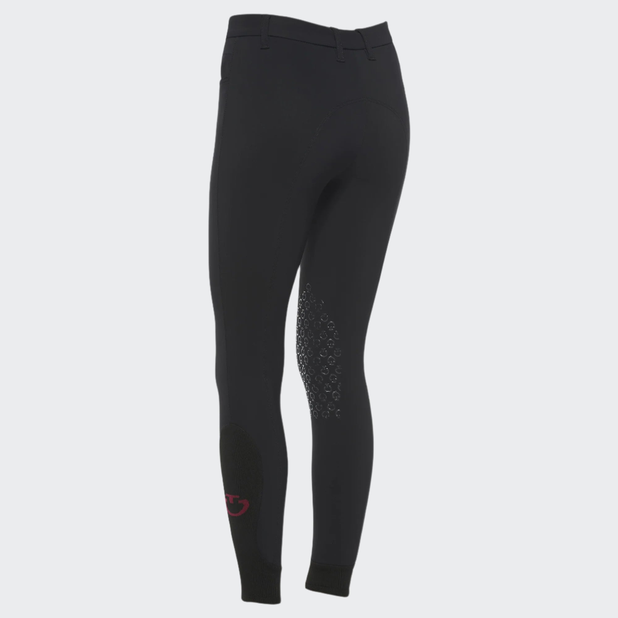 Girls Colour Grip Breeches | Knee Grip | Black