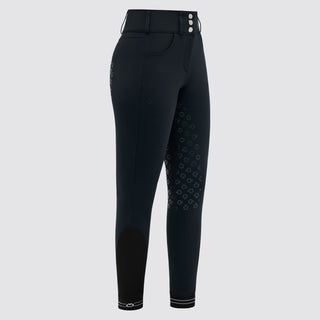 Ladies Silicone Breeches | High Rise | Navy