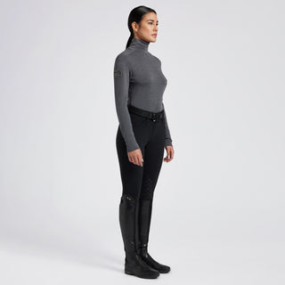 Ladies CT Tech Wool L/S Training Polo - Grey