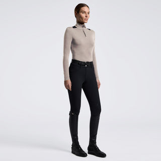 Ladies Half Zip Wool Training Polo | Rainy Day