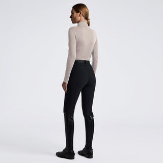 Ladies Half Zip Wool Training Polo | Rainy Day