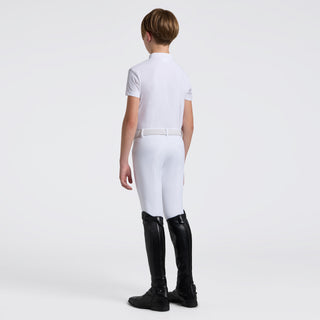 Boys CT Micro Perforated Training Polo | White