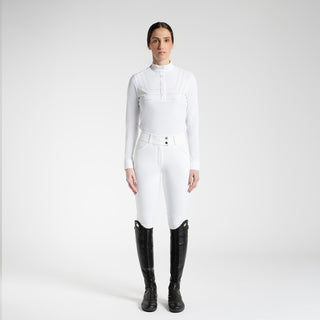 Ladies RG Strass Show Shirt | Long Sleeves | White