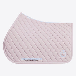 Circular Quilted Jumping Saddle Pad | Violet Ice