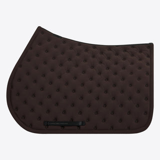CT Embroidery Quilted Jumping Saddle Pad | Espresso