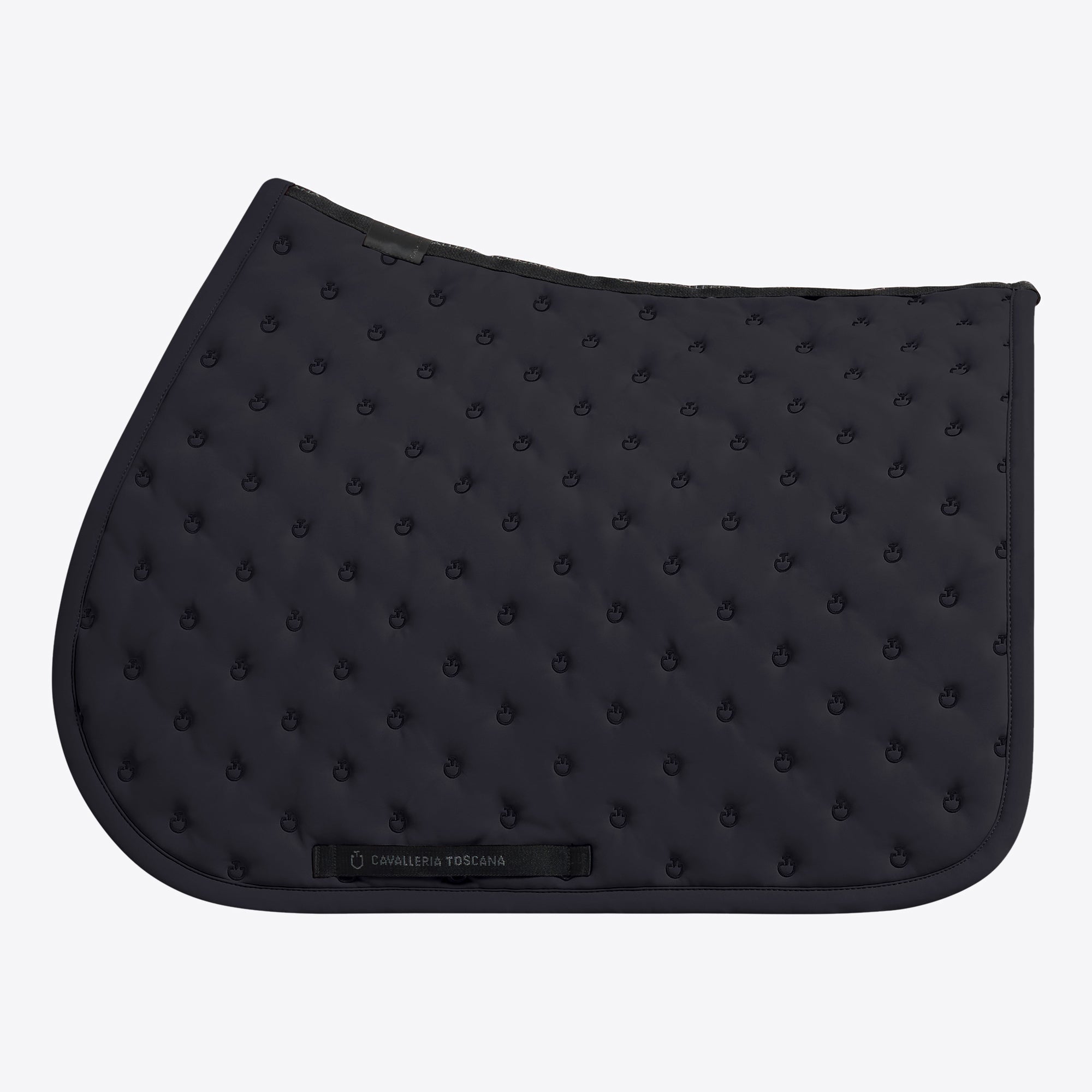 CT Embroidery Quilted Jumping Saddle Pad | Charcoal