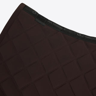 CT Diamonds and Lines Quilted Jumping Saddle Pad | Espresso