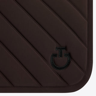 CT Diamonds and Lines Quilted Jumping Saddle Pad | Espresso
