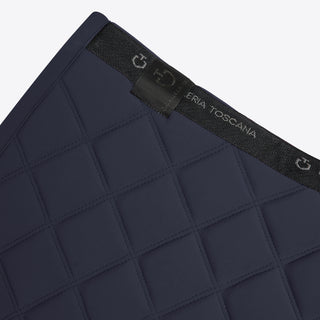 CT Diamonds and Lines Quilted Jumping Saddle Pad | Navy