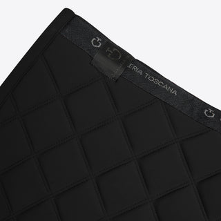 CT Diamonds and Lines Quilted Jumping Saddle Pad | Black