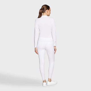 Ladies Adele Premium Breeches | Medium Rise | White