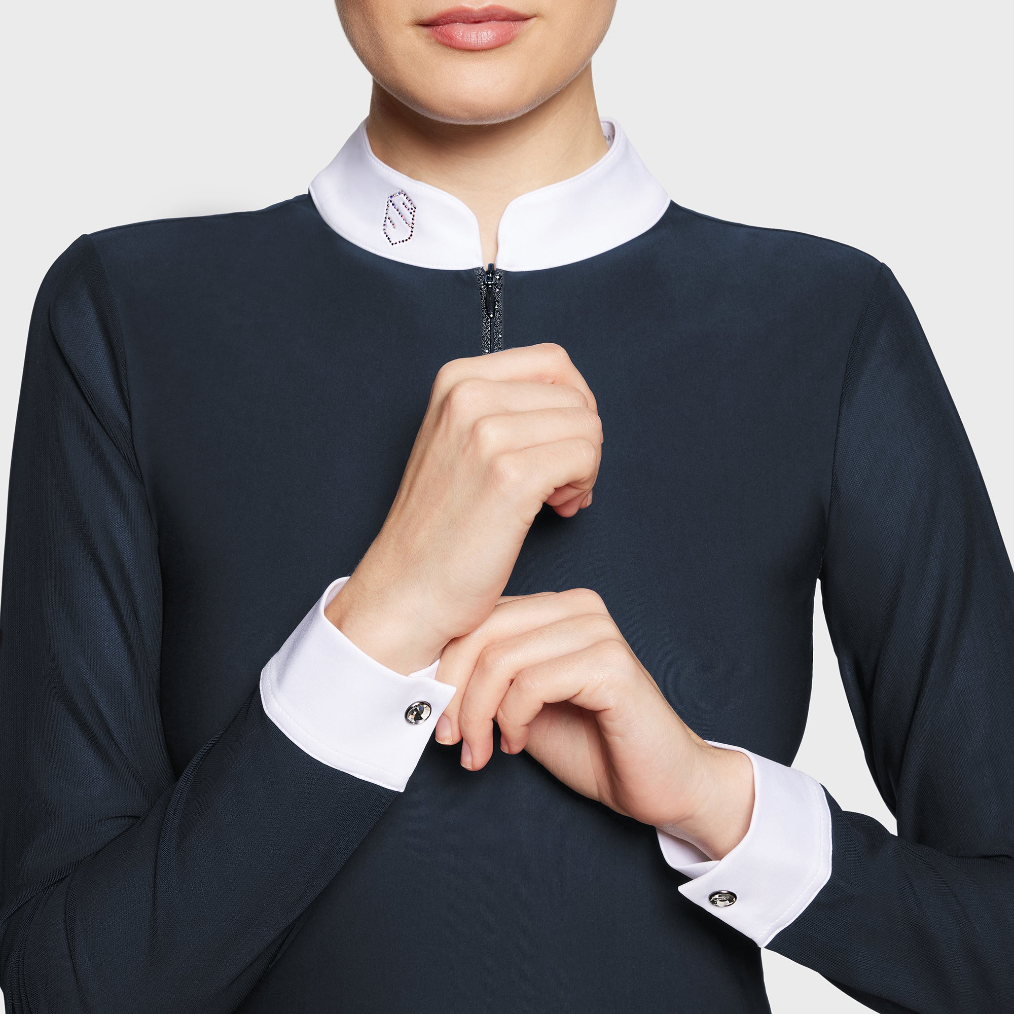 Ladies Anouchka Show Shirt | Long Sleeves | Navy