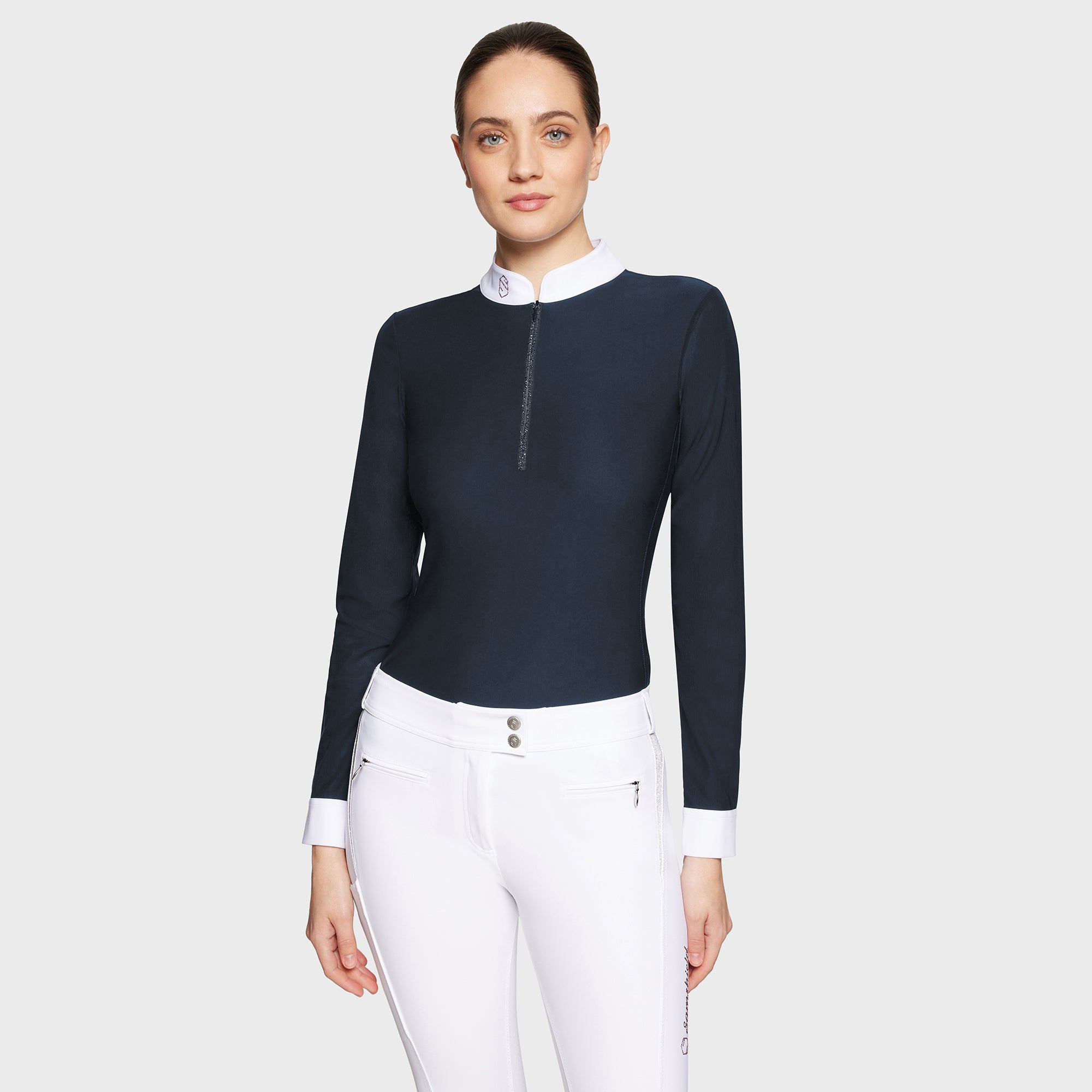 Ladies Anouchka Show Shirt | Long Sleeves | Navy