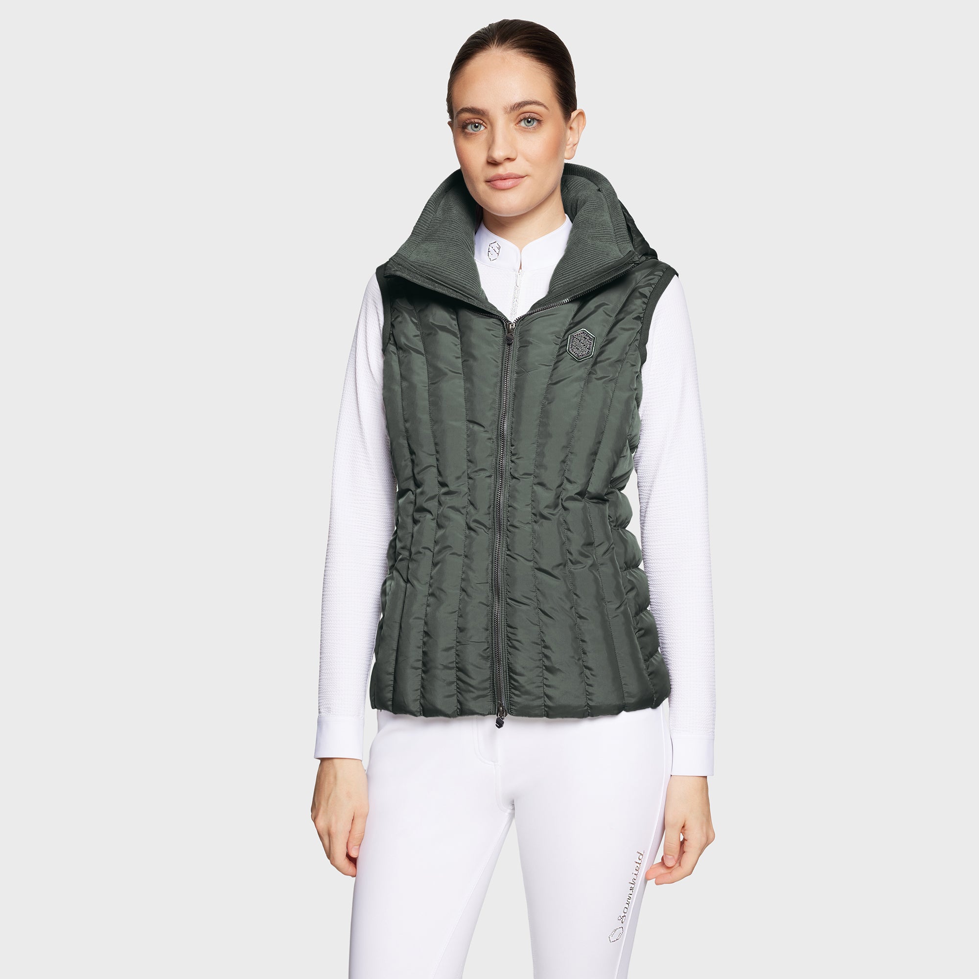 Ladies Chamonix Padded Vest | Dark Forest