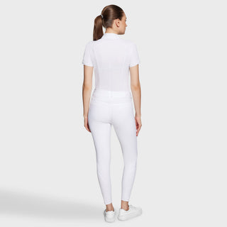 Ladies Chloe Crystal Breeches | Medium Rise | White