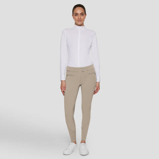Ladies Chloe Breeches | Medium Rise | Knee Grip | Sand