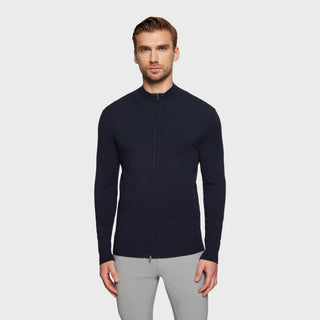 Mens Enzo Half Zip Sweater | Navy