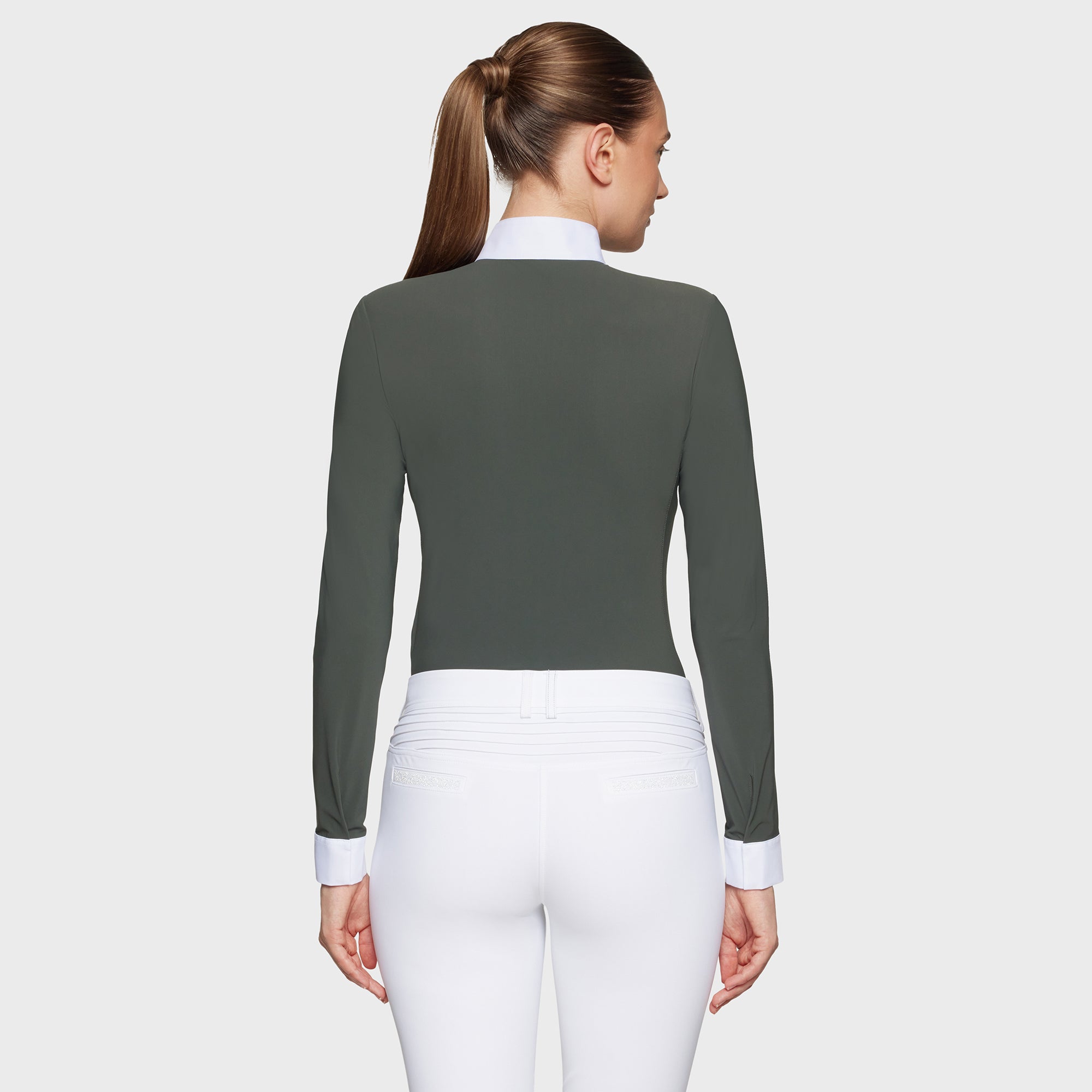 Ladies Jella Premium Show Shirt | Long Sleeves | Dark Forest