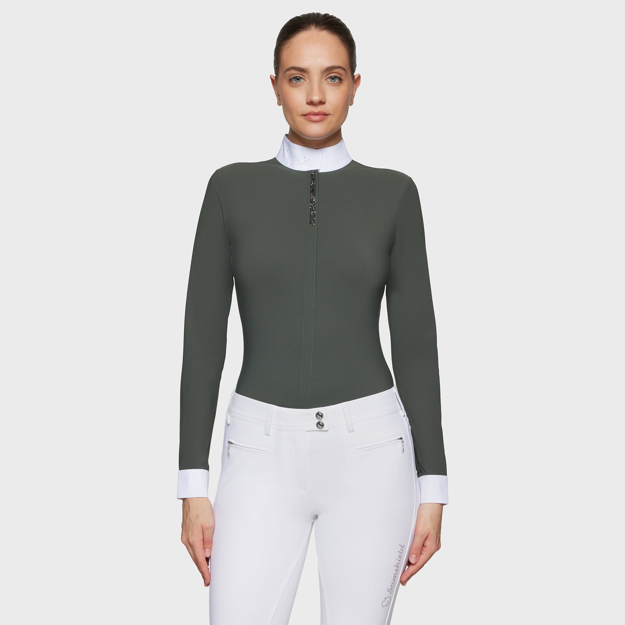 Ladies Jella Premium Show Shirt | Long Sleeves | Dark Forest