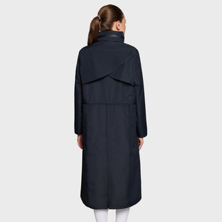 Ladies Liviana Long Rain Coat | Navy