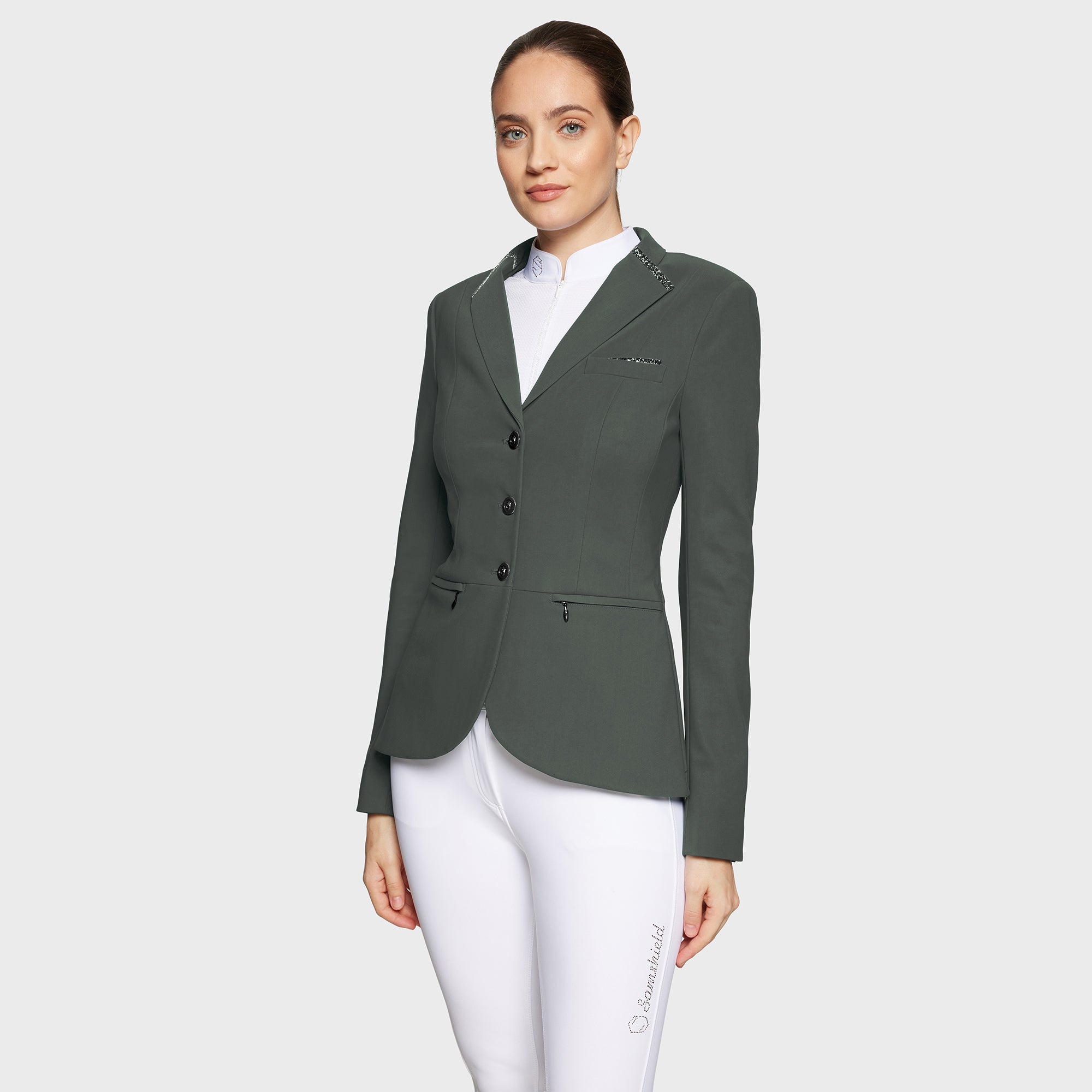 Ladies Victorine Premium Show Jacket | Dark Forest