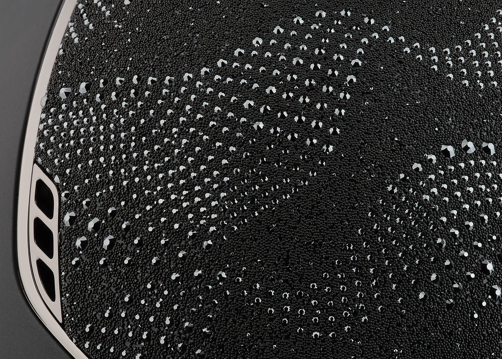 2.0 Shadowmatt Crystal Intarsia Top - Black