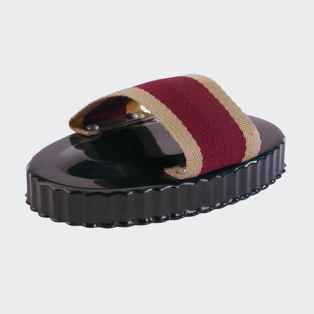 Oval Metallic Curry Comb