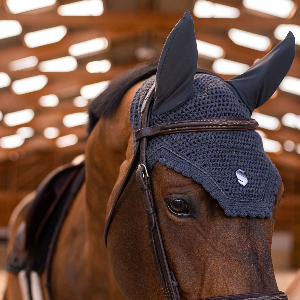 FlyShield Embroidery Fly Hood | Anthracite