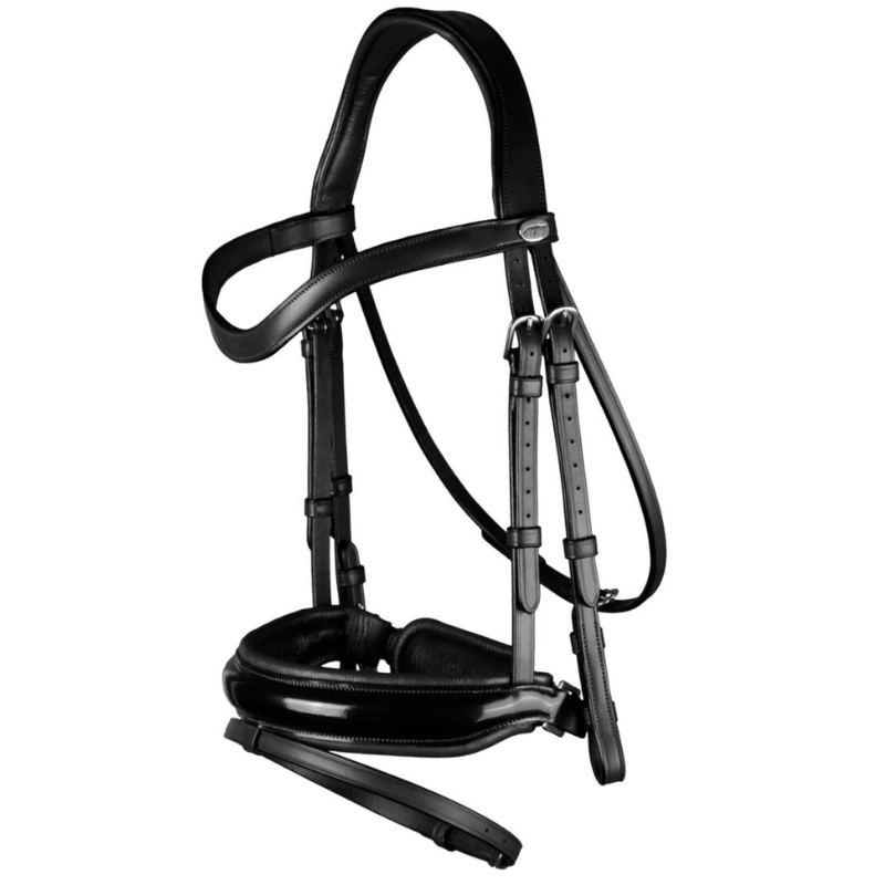 Working Patent Large Crank Noseband Bridle With Flash