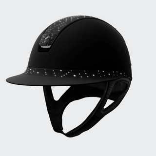 product shot image of the Custom Aztec Miss Shield Shadowmatt With Top & Frontal Band - Matt Black
