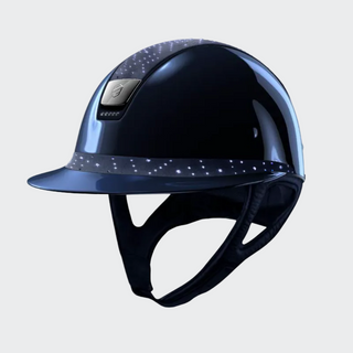 product shot image of the Custom Aztec Miss Shield Shadowglossy With Top & Frontal Band -  Navy