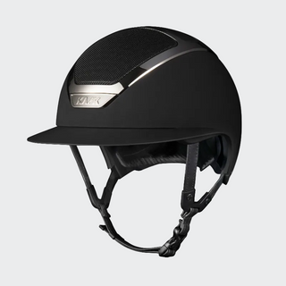 product shot image of the kask star lady riding hat black silver