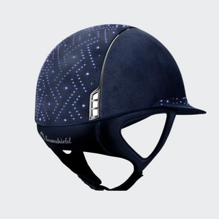 product shot image of the Custom Aztec Miss Shield Premium With Top & Frontal Band -  Navy