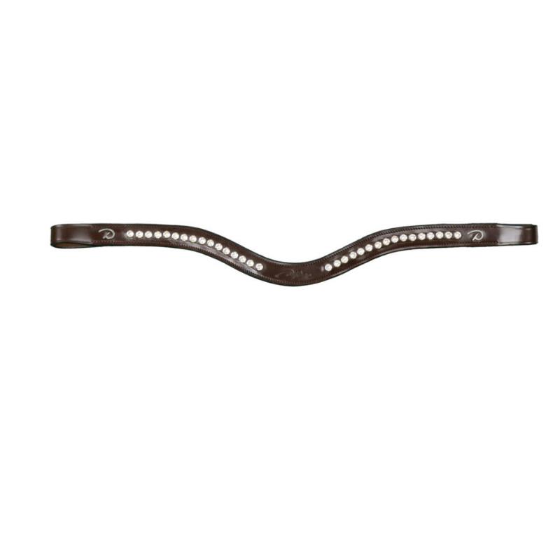 product shot image of the Dressage Half Swarovski V-Shaped Browband