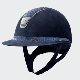 product shot image of the Custom Miss Shield Premium Crystal Fabric Paradise Shine - Navy