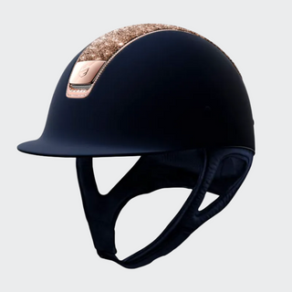 product shot image of the Custom Shadowmatt Crystal Fabric Rose Gold 255 Swarovski - Navy