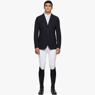 product shot image of the Mens Lightweight Jersey Zip Riding Jacket - Black