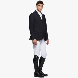 product shot image of the Mens Lightweight Jersey Zip Riding Jacket - Black