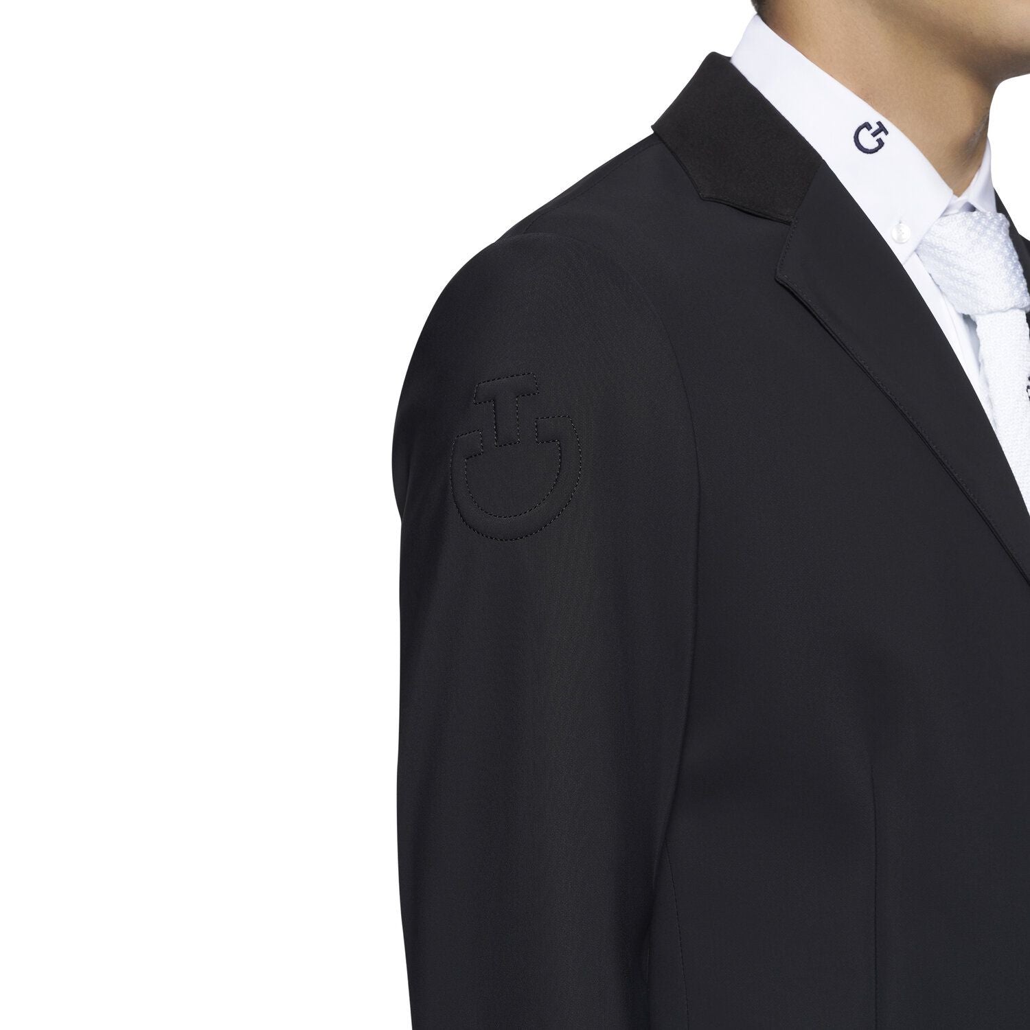 product shot image of the Mens Lightweight Jersey Zip Riding Jacket - Black