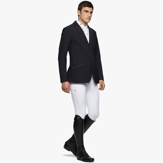 product shot image of the Mens Lightweight Jersey Zip Riding Jacket - Black