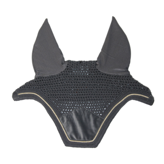 product shot image of the kentucky horsewear wellington basic velvet fly veil grey